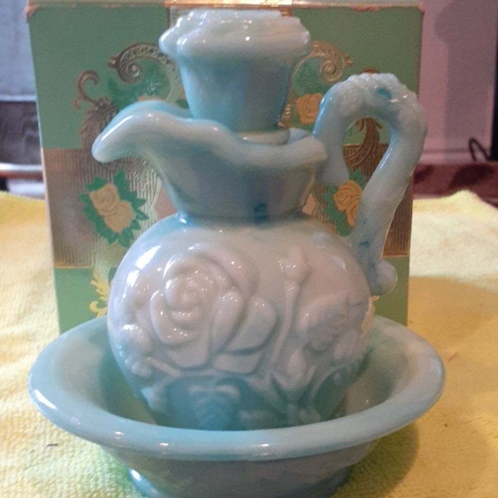 Vintage Avon Victoriana Pitcher and Bowl